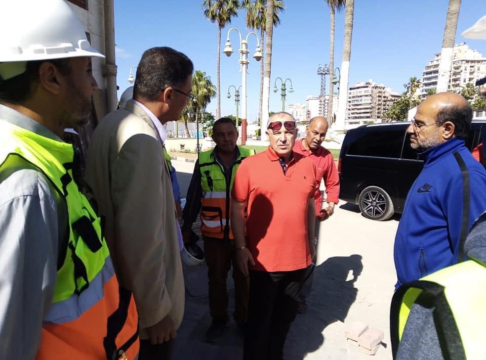 أعضاء اللجنة المنظمة لأمم أفريقيا تزور إستاد الإسكندرية أعضاء اللجنة المنظمة لأمم أفريقيا تزور إستاد الإسكندرية