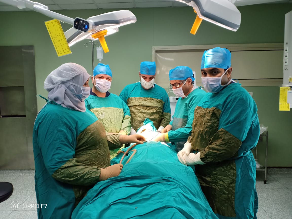 التأمين الصحي ببنها تنقذ حياة مريض أصيب بكسور بعظام الوجه 