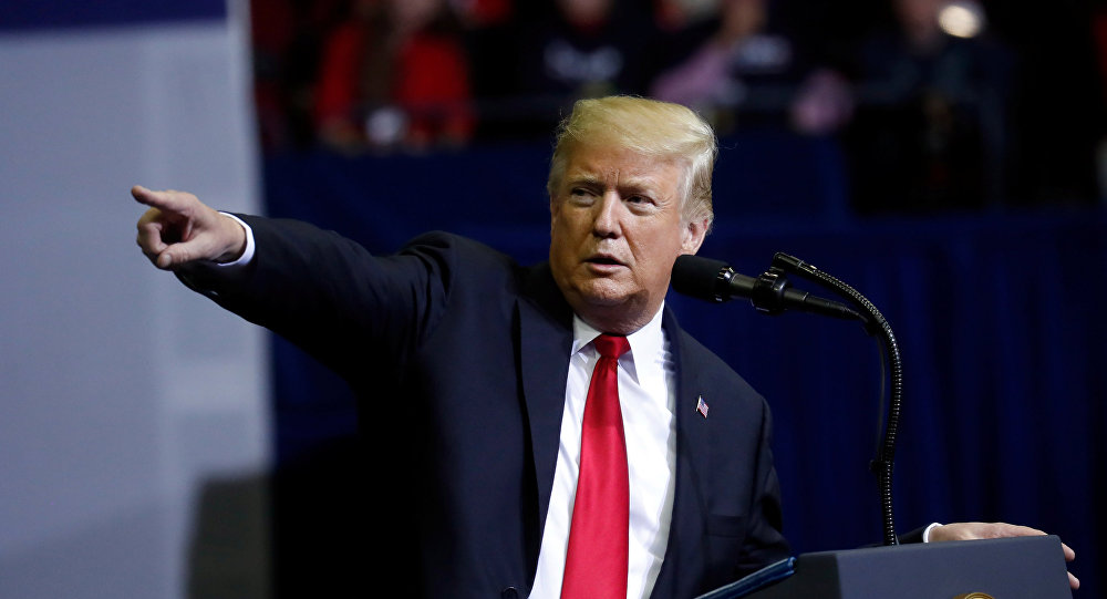 الرئيس الامريكي دونالد ترامب