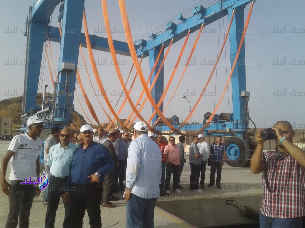 وفد لجنة النقل والمواصلات بالبرلمان يتفقد ميناء شرم الشيخ