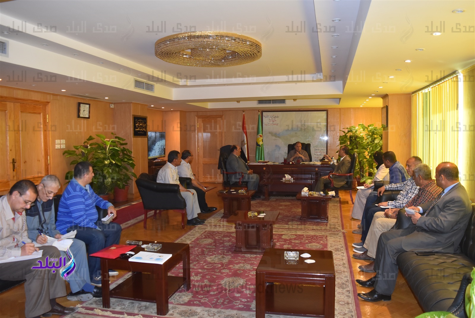 محافظ الفيوم يعقد اجتماعا لمناقشة أستعداد المحافظة لرمضان