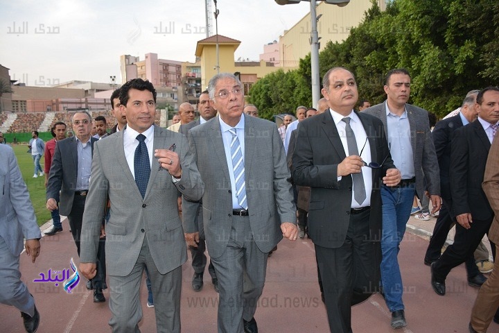 وزير الشباب والرياضة في نادي طنطا