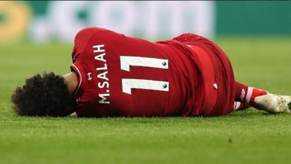 إصابة محمد صلاح 