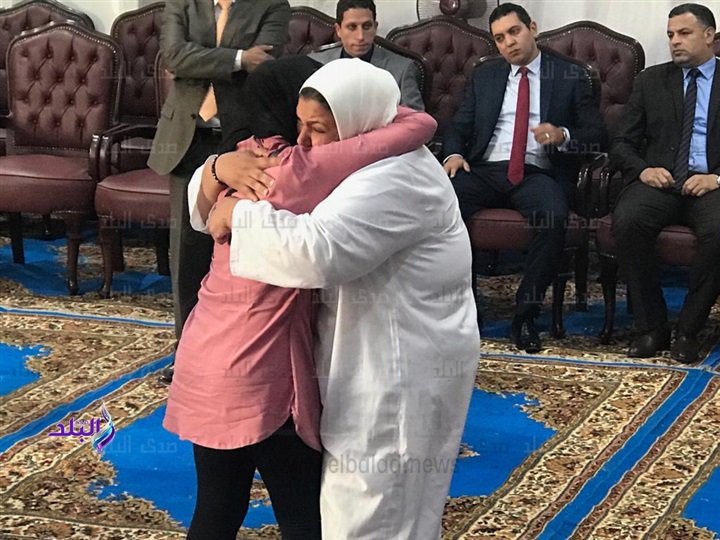 إحدى الغارمات المفرج عنهم