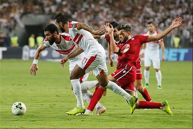 مباراة الزمالك والنجم الساحلي