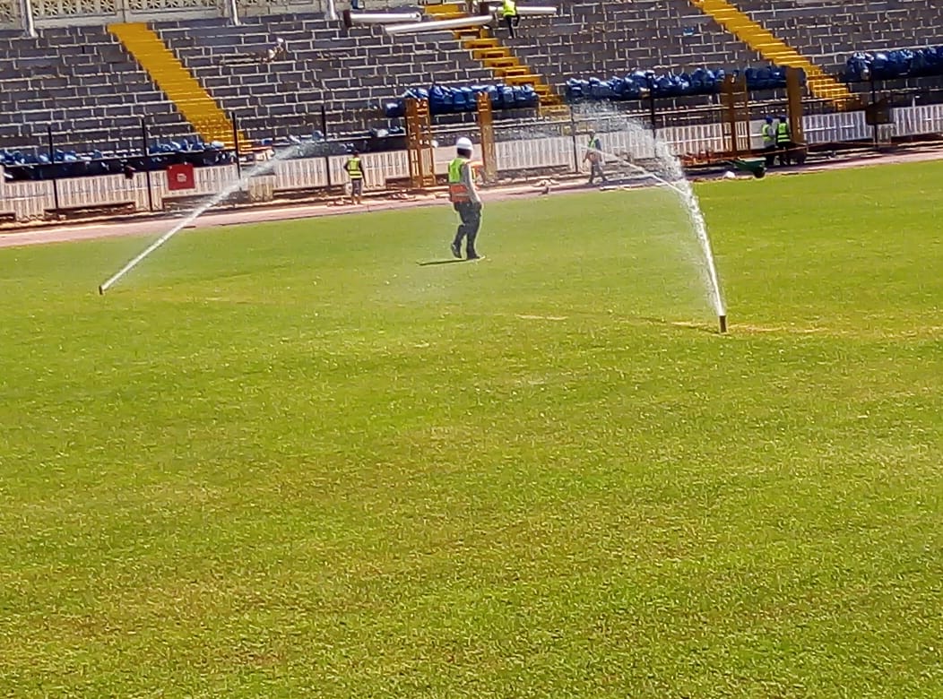 صورة من الاستعدادات الخاصة بكأس الأمم الافريقية