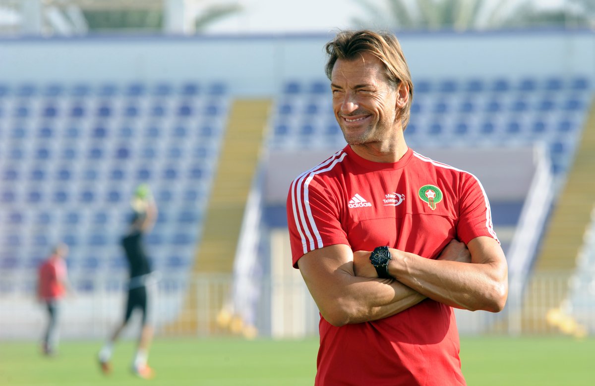 هيرفي رينارد المدير الفني لمنتخب المغرب هيرفي رينارد المدير الفني لمنتخب المغرب
