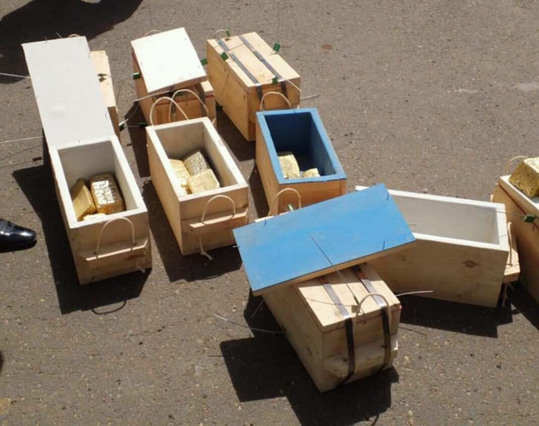 جزء من المضبوطات