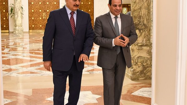 الرئيس السيسي والمشير خليفة حفتر