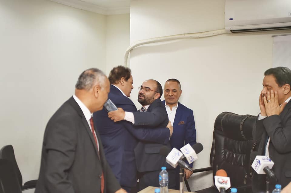 رجل الأعمال محمد أبو العينين والكاتب الصحفي أحمد صبري