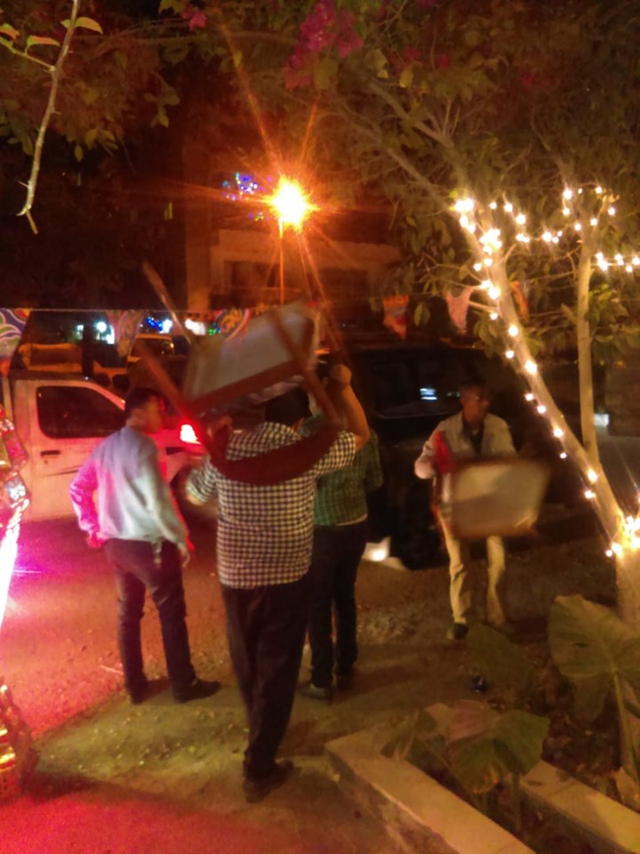 حملة لرفع الإشغالات بشوارع المعادي ..صور