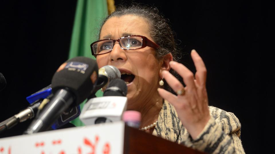 زعيمة المعارضة الجزائرية لويزة حنون