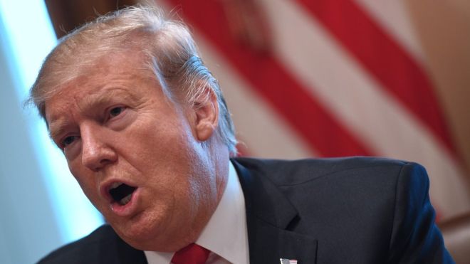  الرئيس الأمريكي دونالد ترامب
