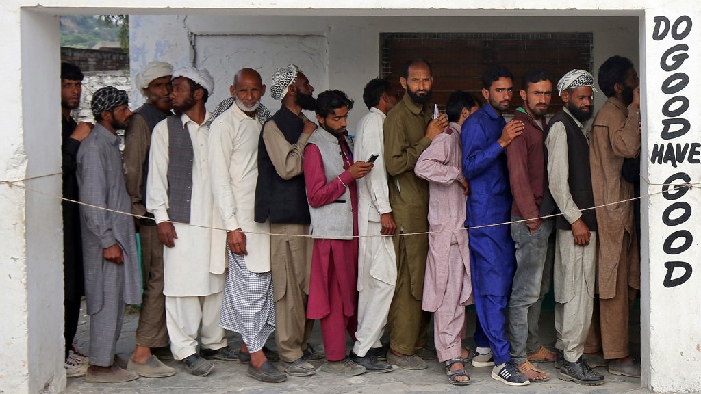 الناخبون في الهند 