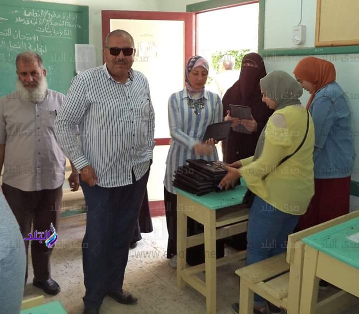 النيلي يتابع جاهزية المدارس الثانوية بمطروح النيلي يتابع جاهزية المدارس الثانوية بمطروح
