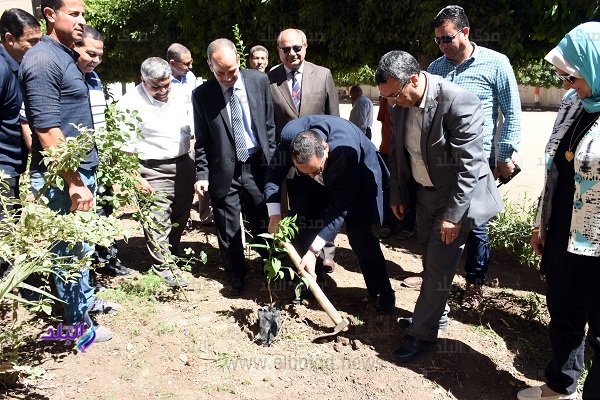 محافظ الشرقية يطلق أشارة البدء لمبادرة "إغرس شجرة مثمرة"