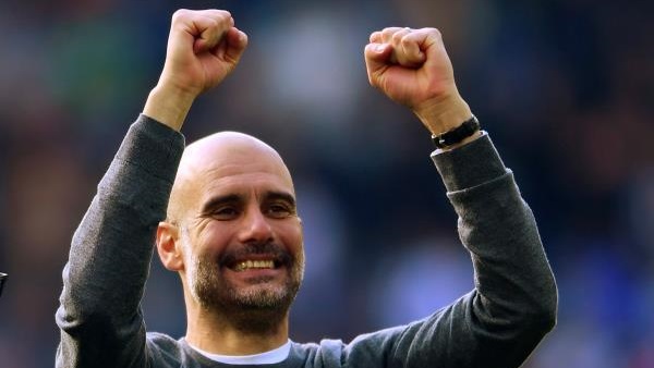 بيب جوارديولا المدير الفني لمانشستر سيتي