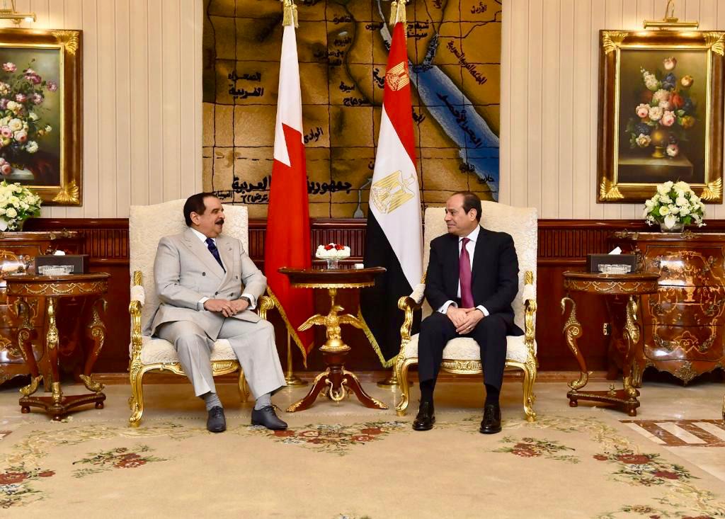 الرئيس السيسي وعاهل البحرين الرئيس السيسي وعاهل البحرين