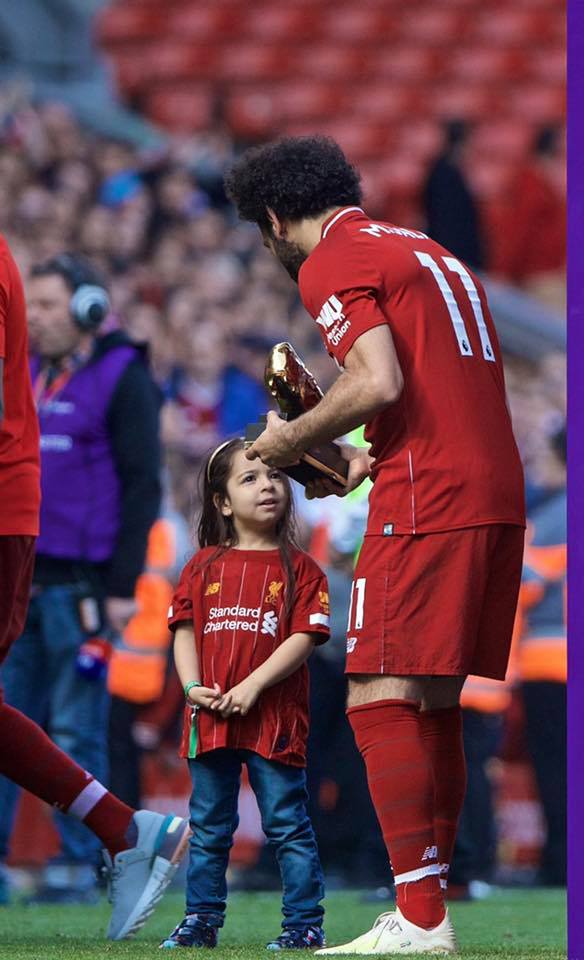 محمد صلاح وابنته محمد صلاح وابنته