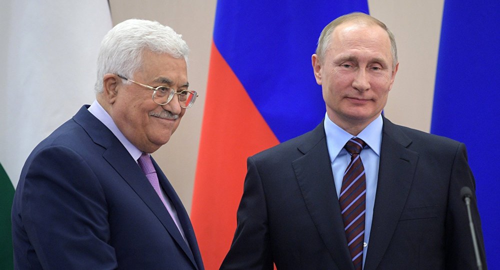 الرئيسان الفلسطينى والروسى الرئيسان الفلسطينى والروسى
