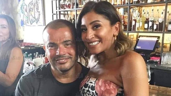 عمرو دياب ودينا الشربيني