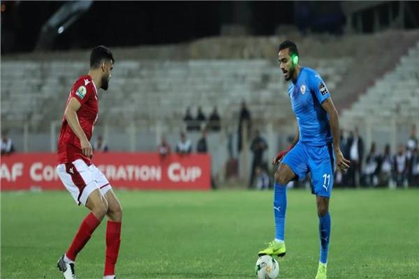 جانب من مباراة الزمالك والنجم جانب من مباراة الزمالك والنجم