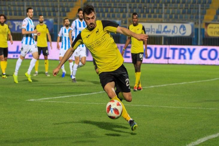 جانب من مباراة دجلة وبيراميدز جانب من مباراة دجلة وبيراميدز