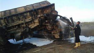 احتراق سيارة 