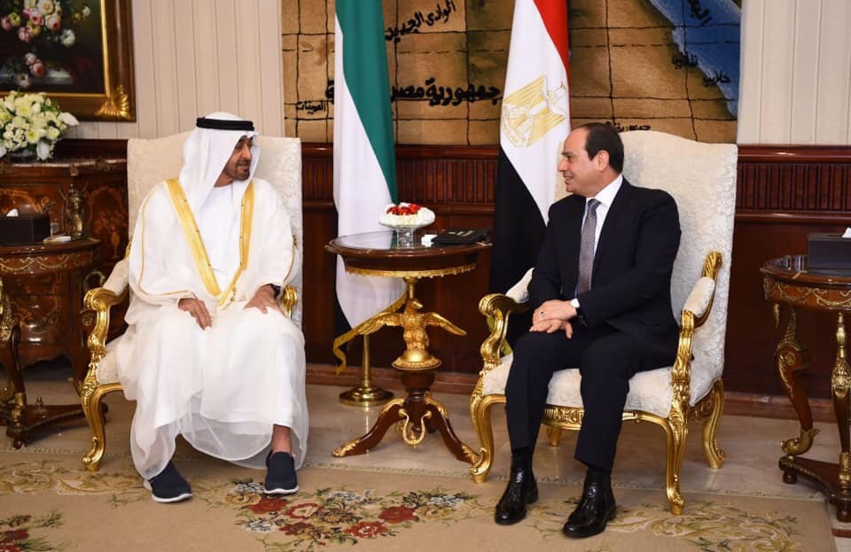 الرئيس عبد الفتاح السيسي وولي عهد أبو ظبي الرئيس عبد الفتاح السيسي وولي عهد أبو ظبي