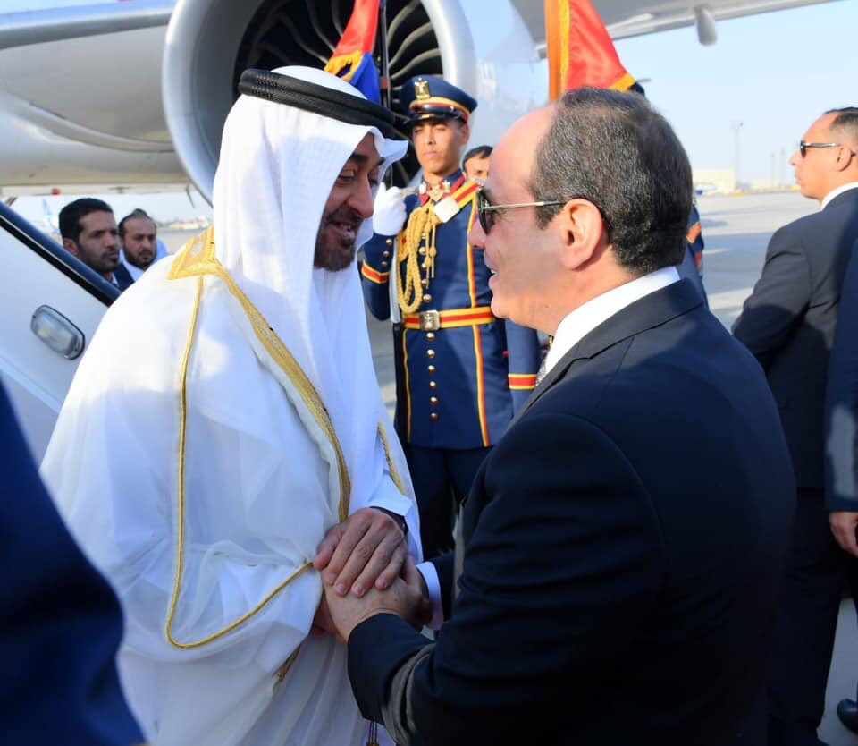 الرئيس عبد الفتاح السيسي وولي عهد أبو ظبي الرئيس عبد الفتاح السيسي وولي عهد أبو ظبي