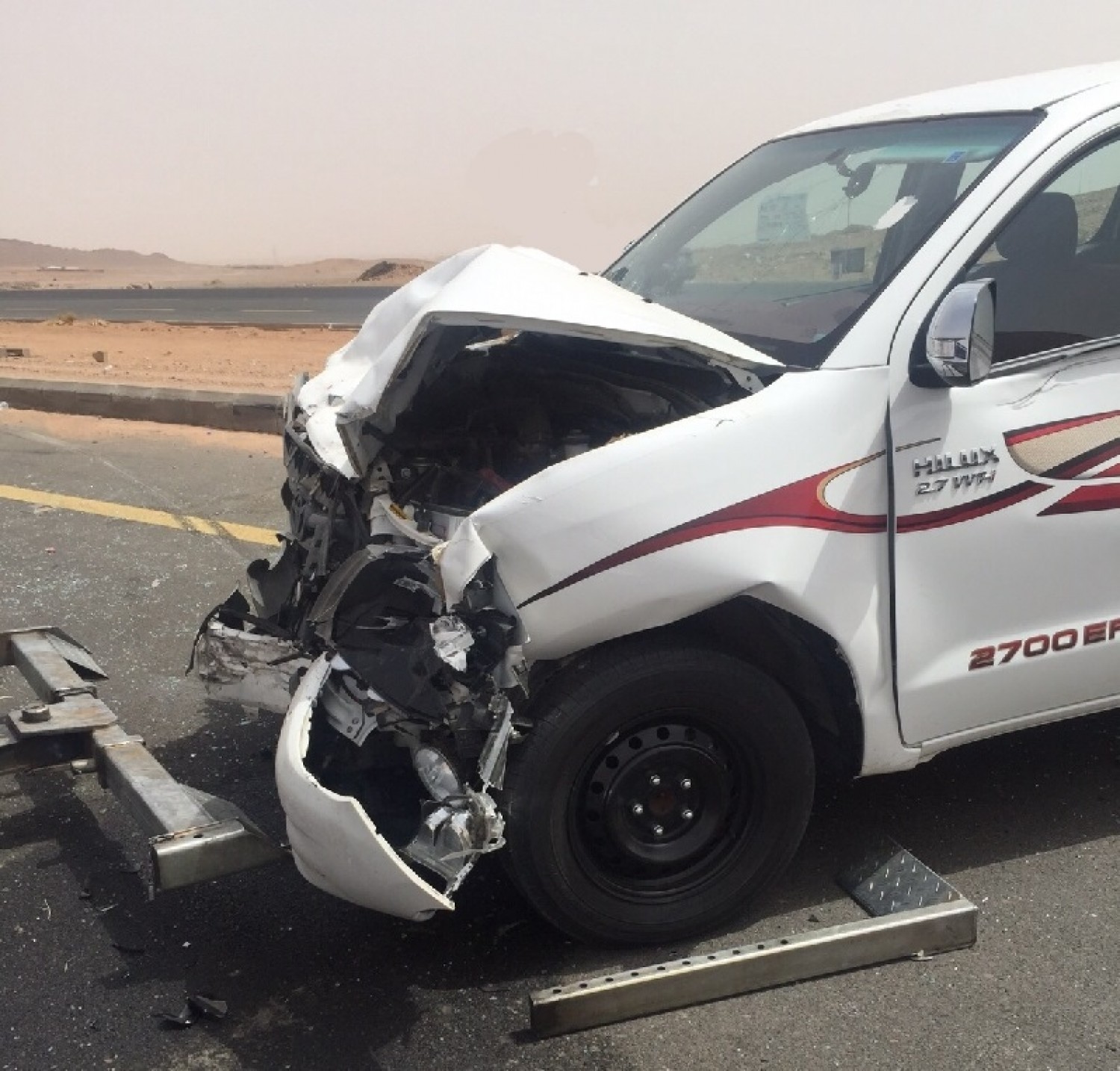 تصادم سيارتين