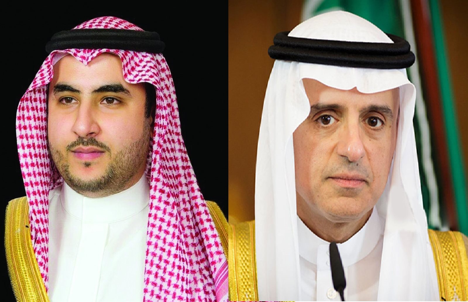 الأمير خالد بن سلمان والوزير عادل الجبير الأمير خالد بن سلمان والوزير عادل الجبير