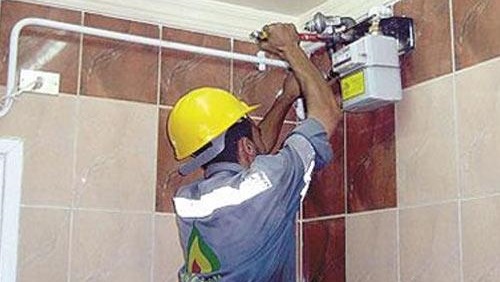 توصيل الغاز الطبيعى