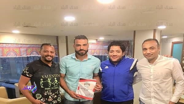  محمد عبدالحفيظ مدافع فريق بني سويف السابق