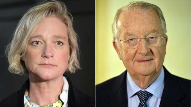 الملك ألبرت الثاني وديلفين بويل