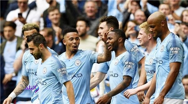لاعبو مانشستر سيتي