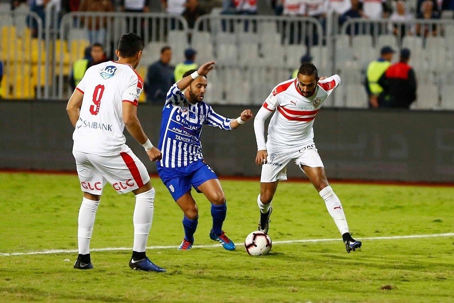 كهربا وعمرو السعيد من مباراة اتحاد طنجة كهربا وعمرو السعيد من مباراة اتحاد طنجة