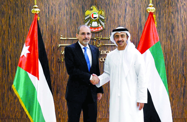 عبد الله بن زايد وأيمن الصفدي