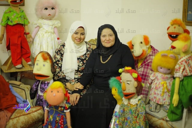 السيدة فوقية زوجة الفنان رحمي ومحرر صدى البلد