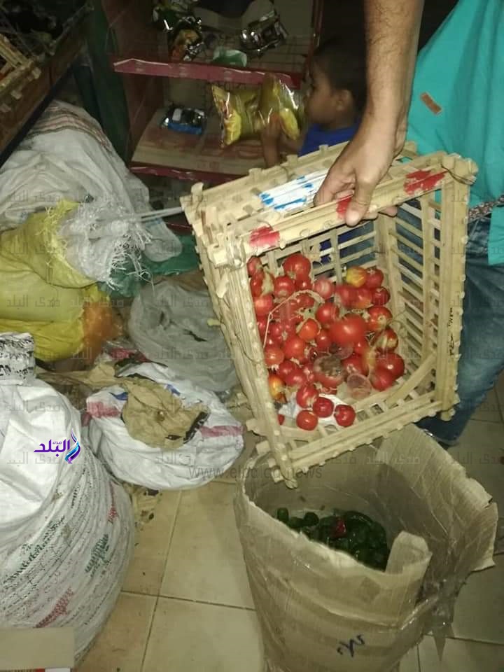 إعدام أغذية فاسدة 