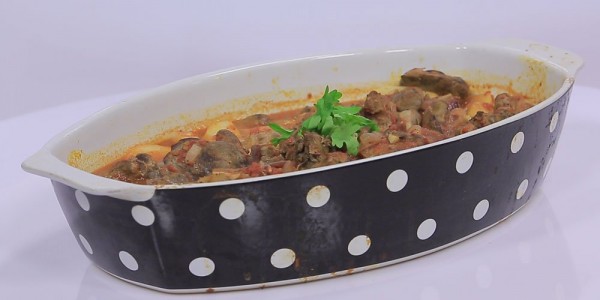 هناكل ايه على الفطار .. فراخ بالثوم وبطاطس بالكبد والقوانص