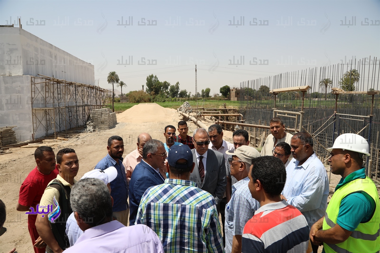 محافظ قنا يوجه بالانتهاء من توسعات محطة مياه دشنا 