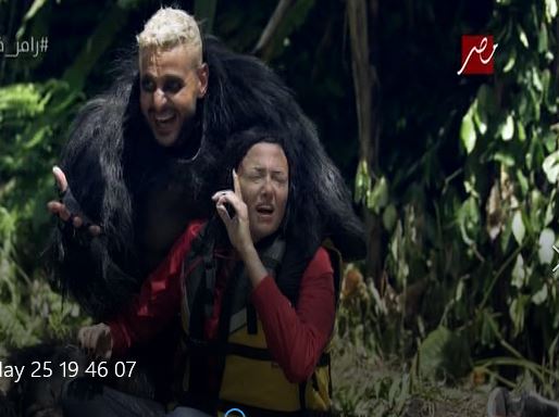 بشرى فى برنامج رامز فى الشلال 