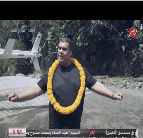 أحمد فتحى فى مقلب رامز فى الشلال 