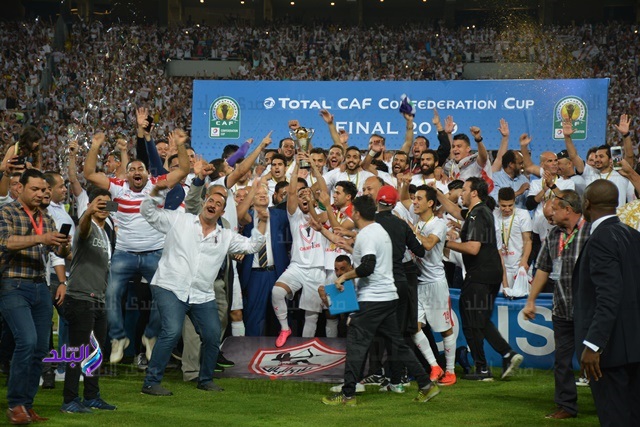 تتويج الزمالك بكأس الكونفدرالية تتويج الزمالك بكأس الكونفدرالية