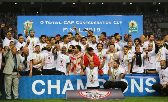 تتويج الزمالك بالكونفدرالية