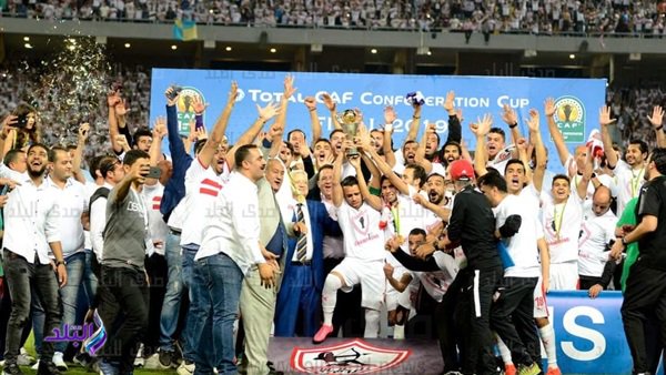 تتويج الزمالك بكأس الكونفدرالية تتويج الزمالك بكأس الكونفدرالية