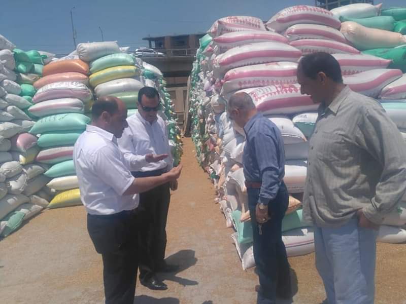 28 شونة و10 صوامع بالبحيرة تستقبل 220555 طن من الأقماح