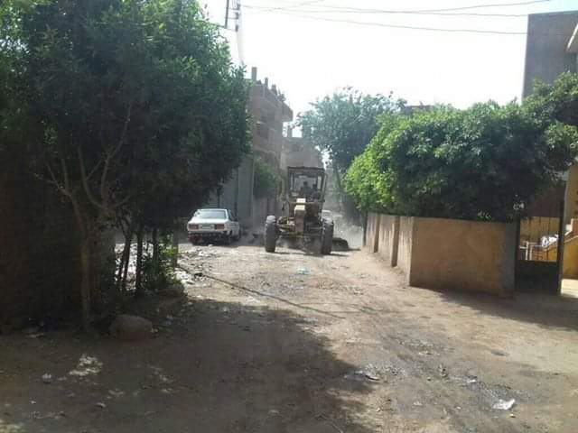 رفع 23 طن قمامة ومخلفات مباني في حملة نظافة مكبرة بالمنوفية