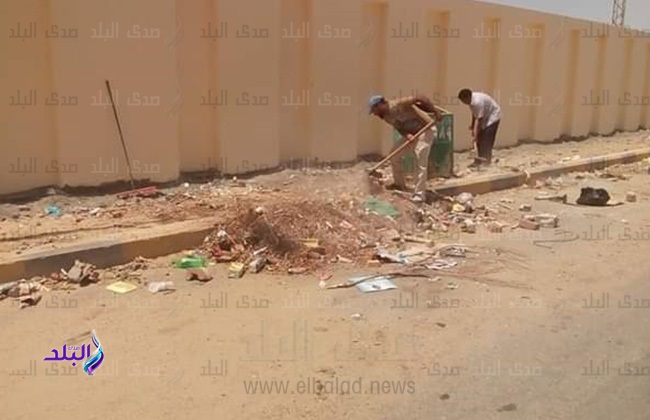 حملة لنظافة الساحات المخصصة لصلاة عيد الفطر